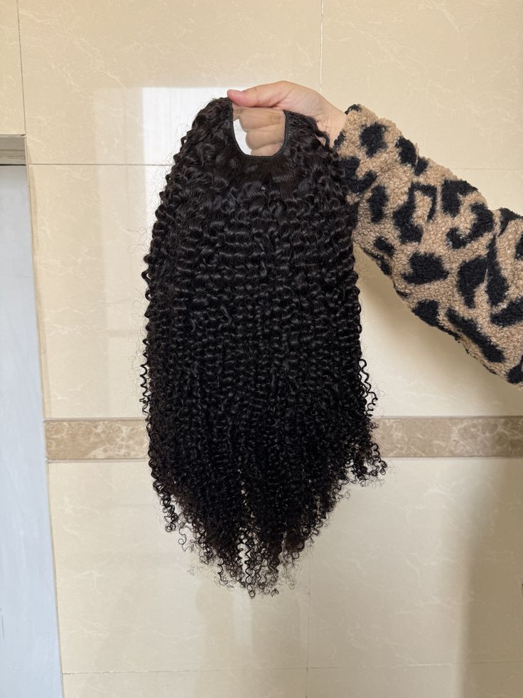 26 Inch Synthetic Burmese Curly Half Wig