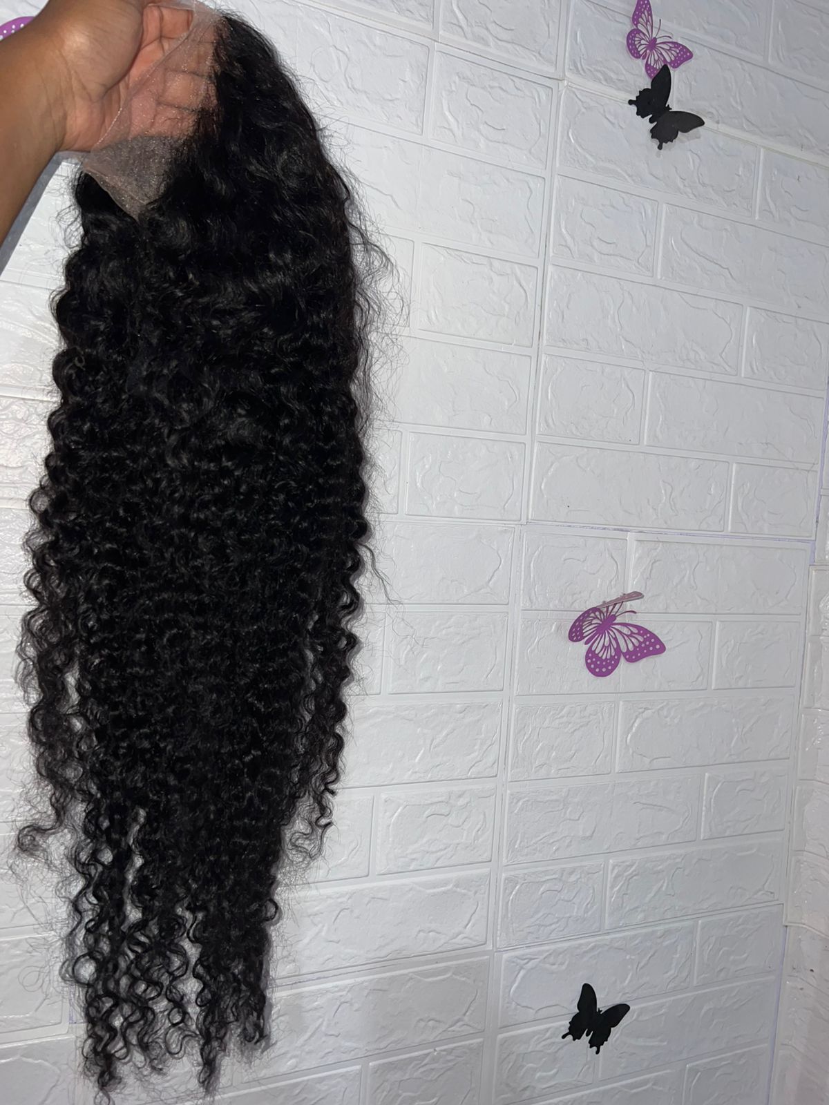 30" Deep Wave Human Hair Wig — View 2