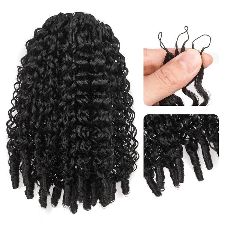 Burmese Curly Human Crochet Hair