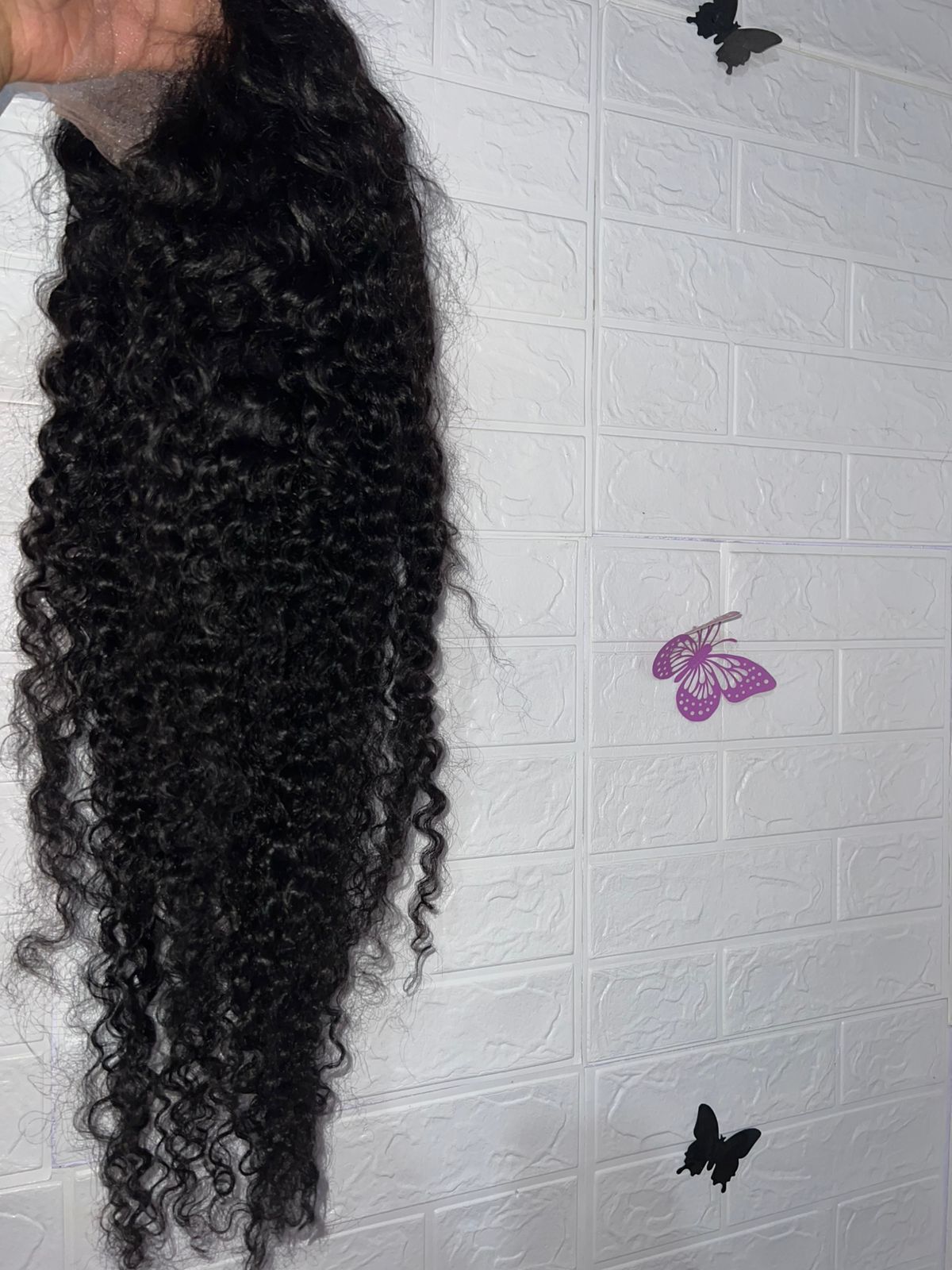 30" Deep Wave Human Hair Wig — View 3