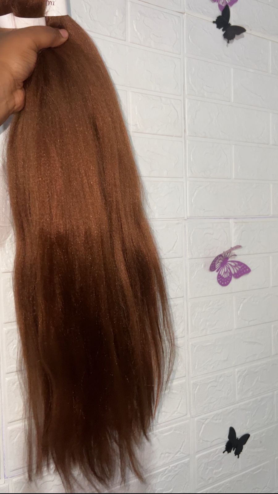 Pre-Stretched Braiding Hair ( Auburn #30)