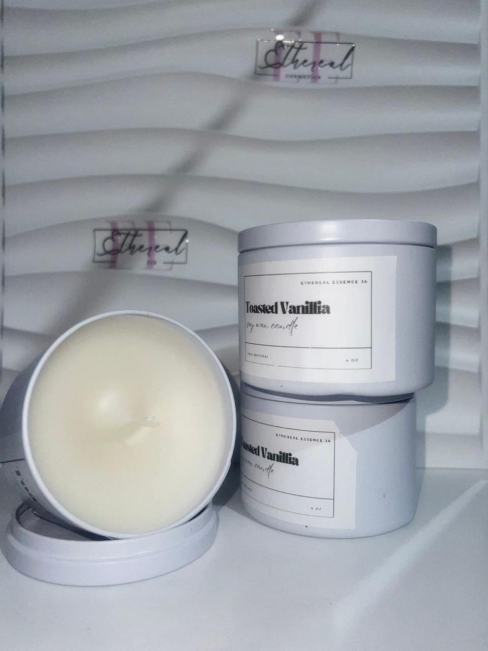 Ethereal Essence Toasted Vanillia Soy Wax Candle