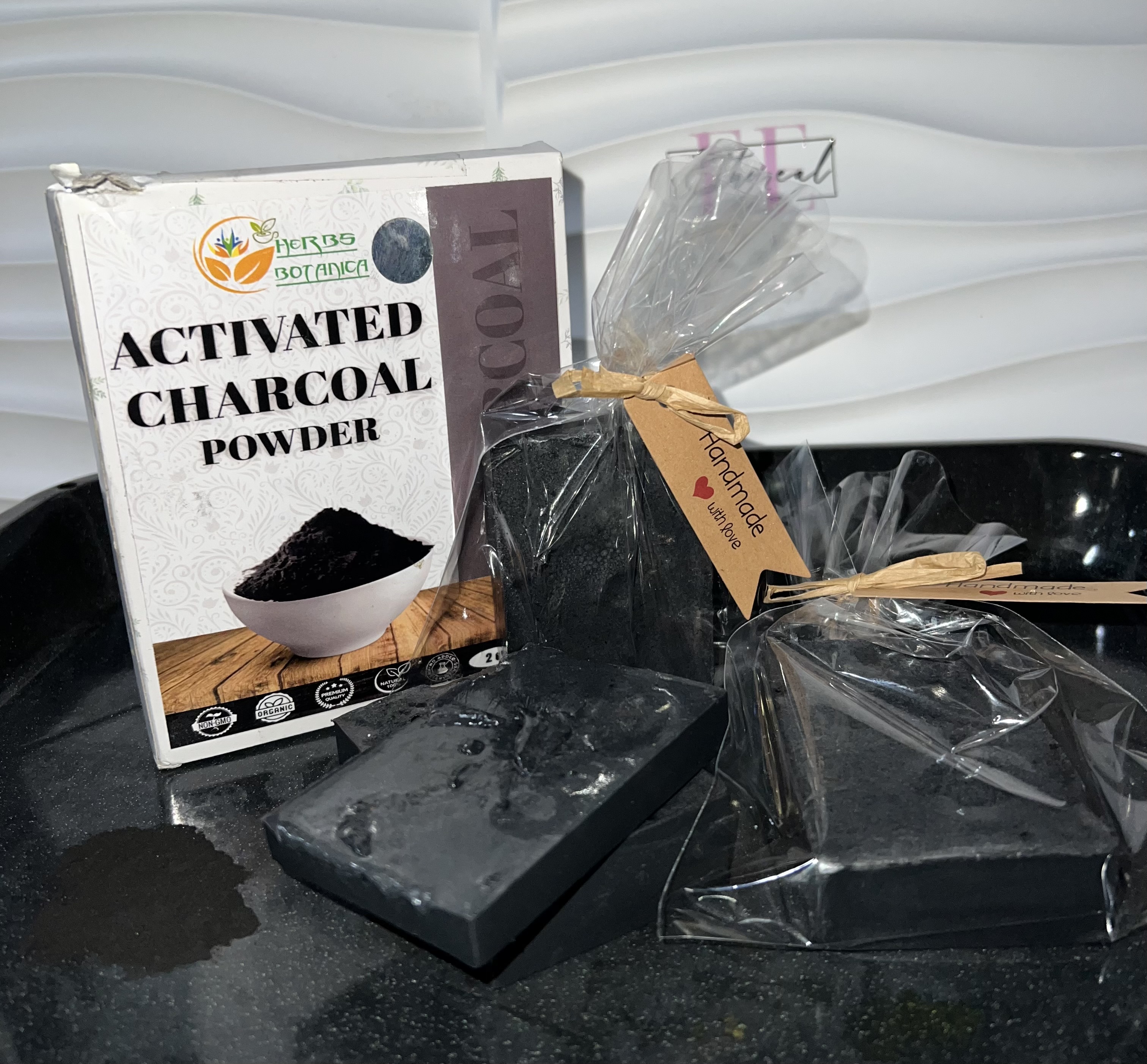 Ethereal Cosmetics Charcoal Soap Bar — View 3